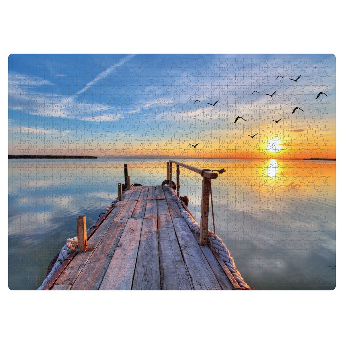 One Two Fun Puzzle paysage en bois