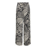 JACQUELINE DE YONG Pantalon fluide Beige/Noire Femme JDY Ebbie. Coloris disponibles : Beige