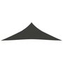 VIDAXL Voile d'ombrage 160 g/m^2 Anthracite 3,5x3,5x4,9 m PEHD