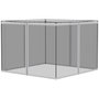 Voir la diapositive 5 : OUTSUNNY Moustiquaires pour tonnelle barnum pavillon de jardin 3 x 4 m - lot de 4 moustiquaires zippées + crochets d'attaches - polyester nylon