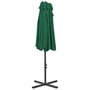 Voir la diapositive 5 : VIDAXL Parasol d'exterieur et mat en aluminium 460x270 cm vert