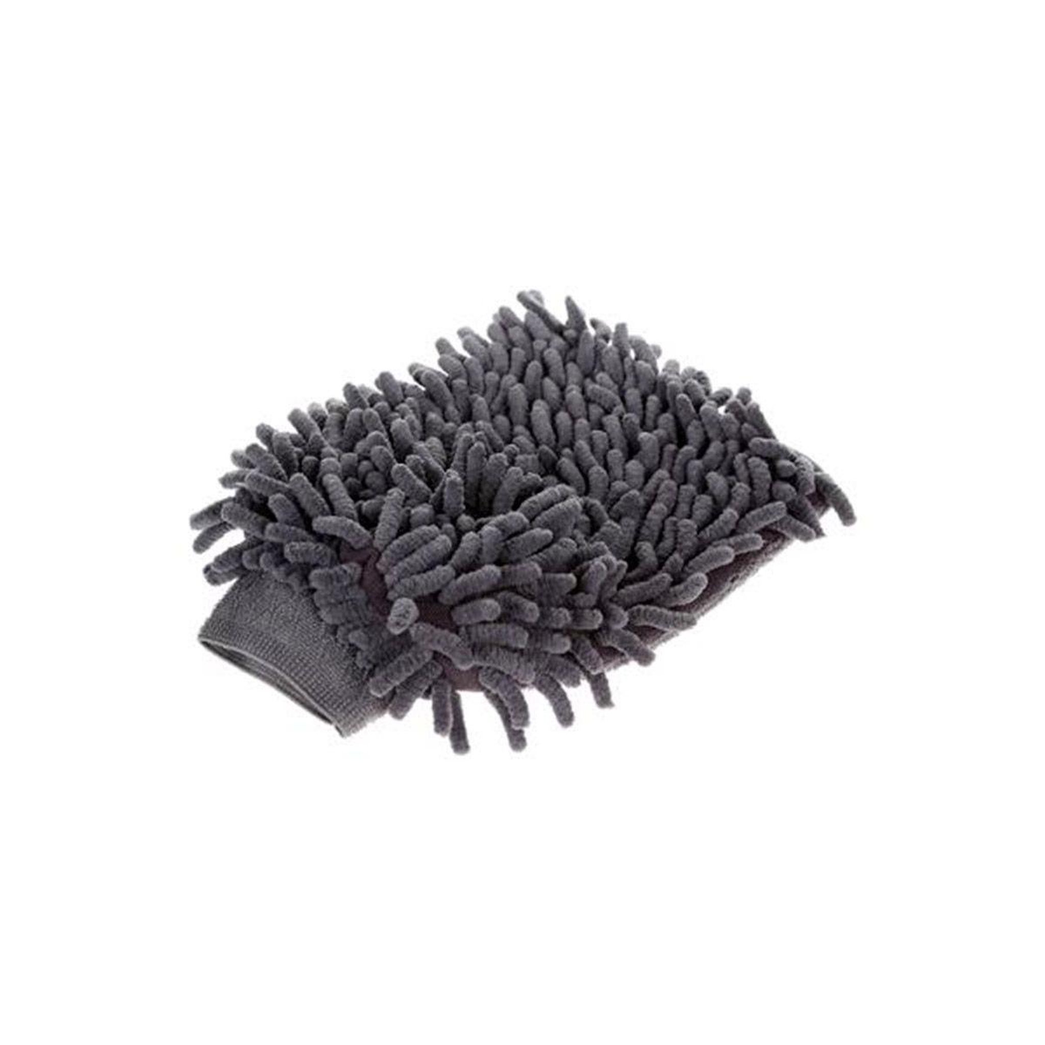 FIVE Gant microfibre  2 faces  23cm gris