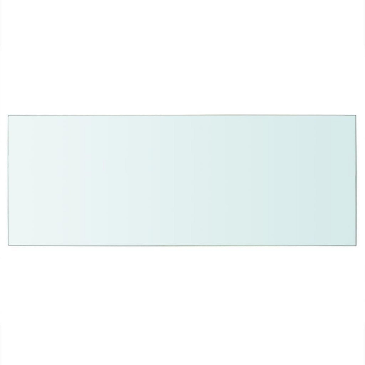 VIDAXL Panneaux d'etagere 2 pcs Verre Transparent 60x25 cm