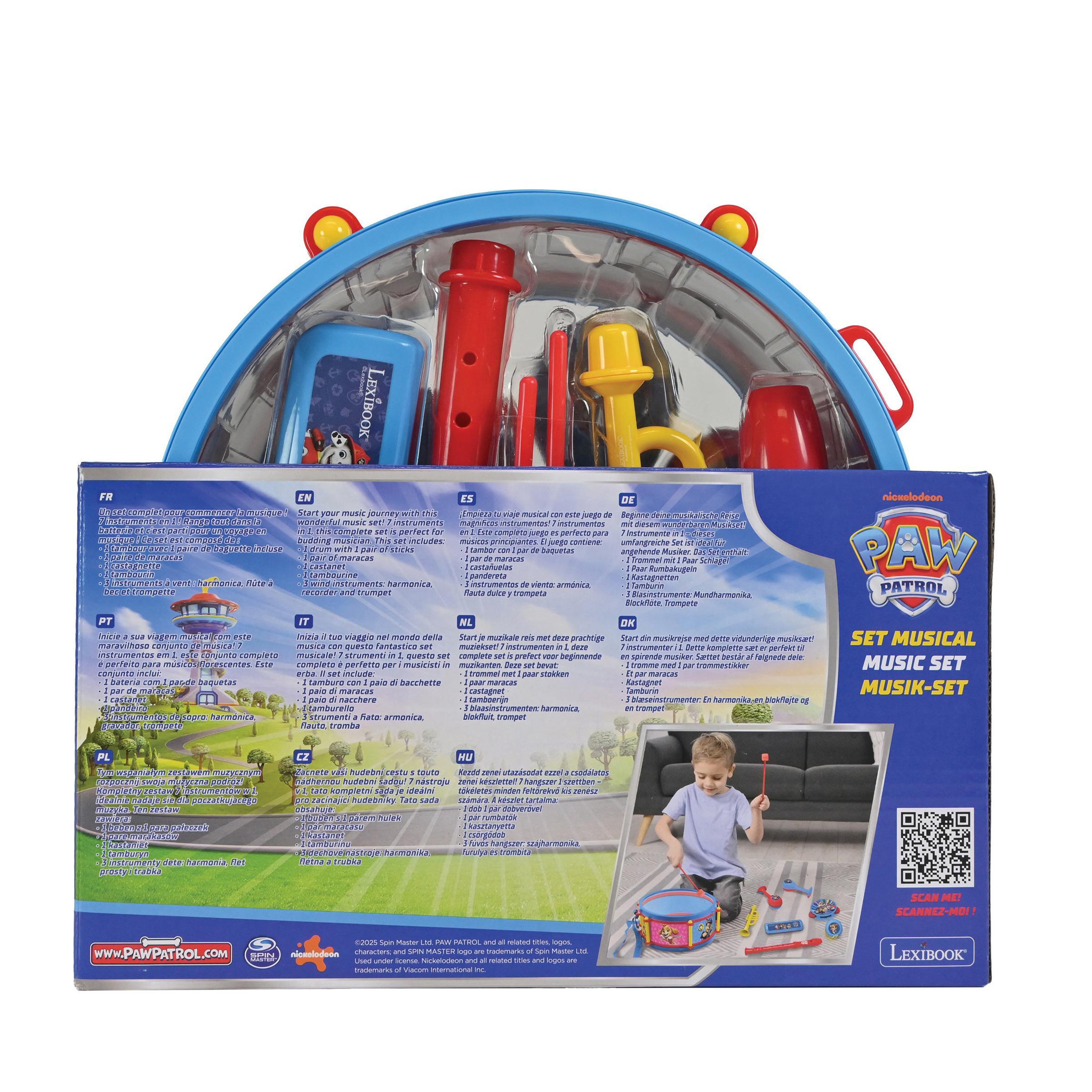Voir la diapositive 5 : Lexibook Set Musical 7pcs Pat' Patrouille