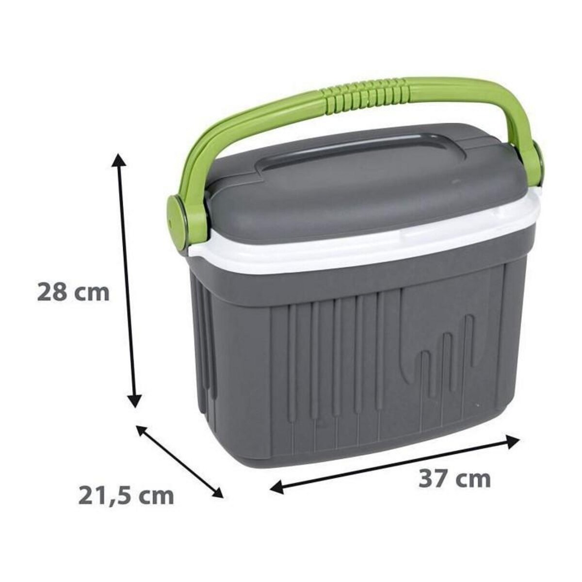 Eda Glacière plastique 8l gris - 19715G