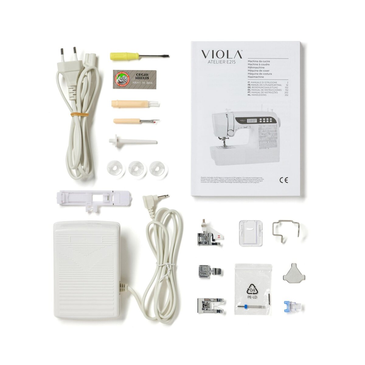 VIOLA Machine à coudre Atelier E215