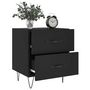 Voir la diapositive 3 : VIDAXL Tables de chevet 2 pcs noir 40x35x47,5 cm bois d'ingenierie