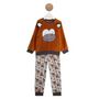 Voir la diapositive 1 : INEXTENSO Ensemble pyjama peluche singe garçon