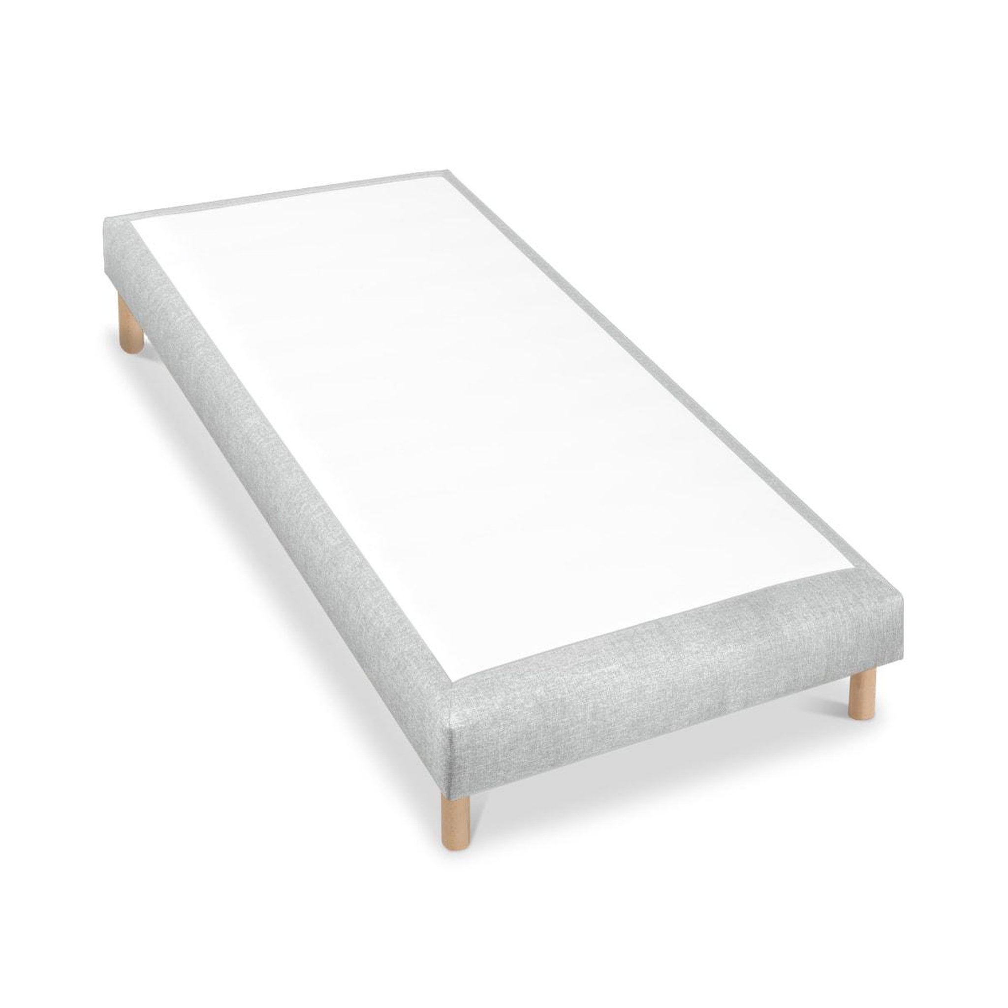 Voir la diapositive 2 : BELLECOUR BELLECOUR LITERIE | Sommier tapissier SISAL | Epaisseur 18 cm | Beige (pieds non inclus)