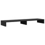 Voir la diapositive 2 : VIDAXL Support de moniteur noir 100x27x10 cm bois d ingénierie