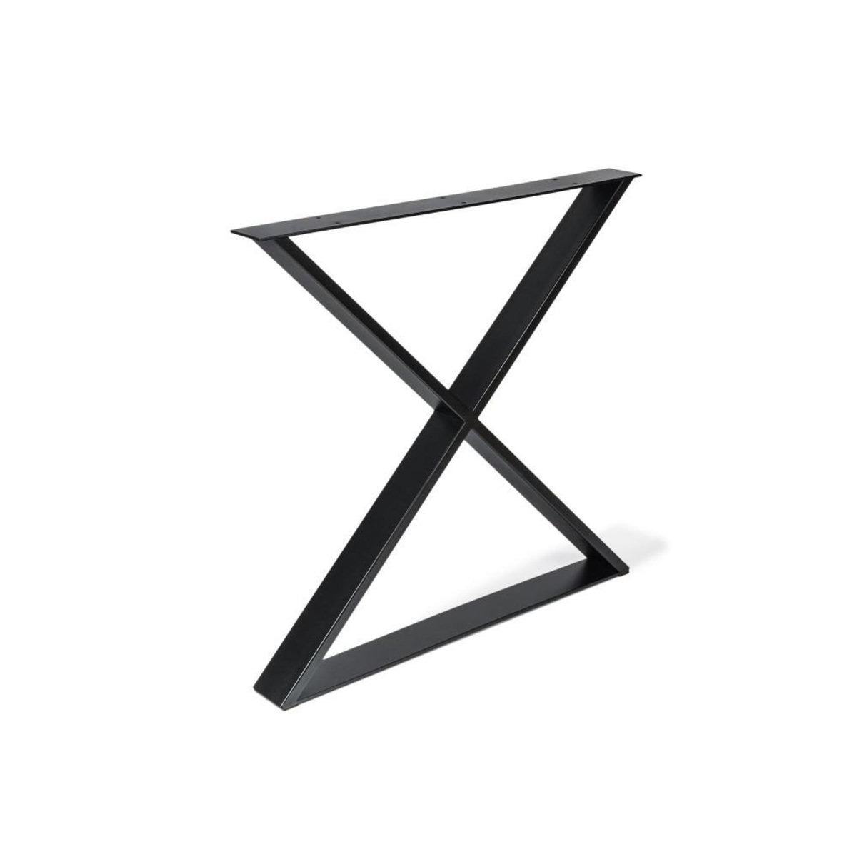 CENTRALE BRICO Pied meuble design REI fixe métal brut noir