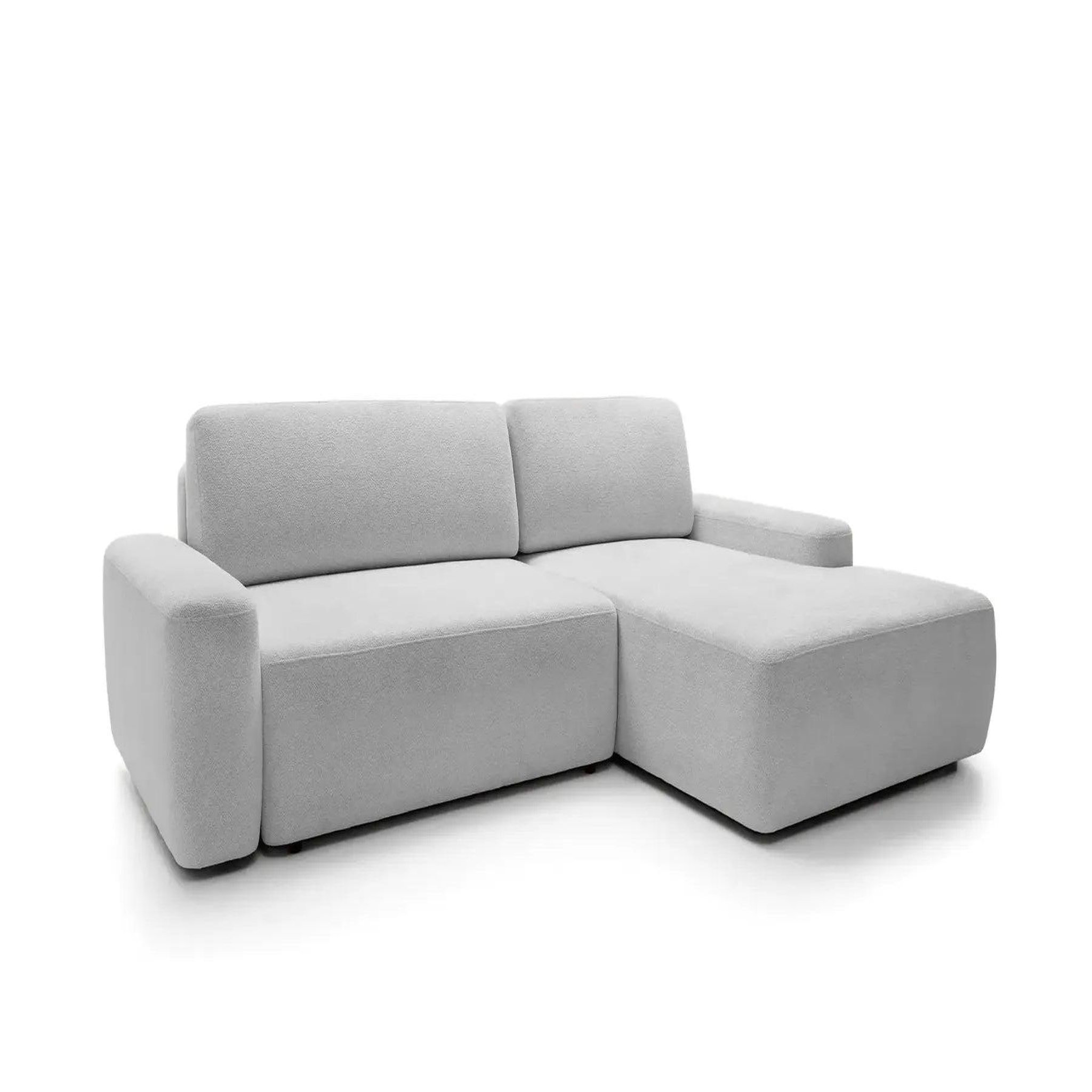 Voir la diapositive 4 : CASANOVA PARIS Ivy - canapé d'angle convertible tissu chiné
