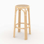 Voir la diapositive 1 : Rendez vous déco Tabouret de bar 77 cm en rotin-Vania