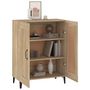 Voir la diapositive 4 : VIDAXL Buffet Chene sonoma 69,5x34x90 cm Bois d'ingenierie