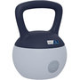 Voir la diapositive 1 : HOMCOM Kettlebell 10 Kg collaboration Aosom.fr x FFHandball - prise ergonomique - PVC gris jaune