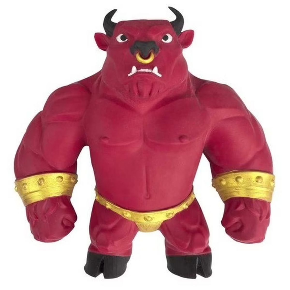 Cicaboom Figurine ELASTIKORPS Maxy Fighters Série 1 24cm Taureau Rouge Bullo