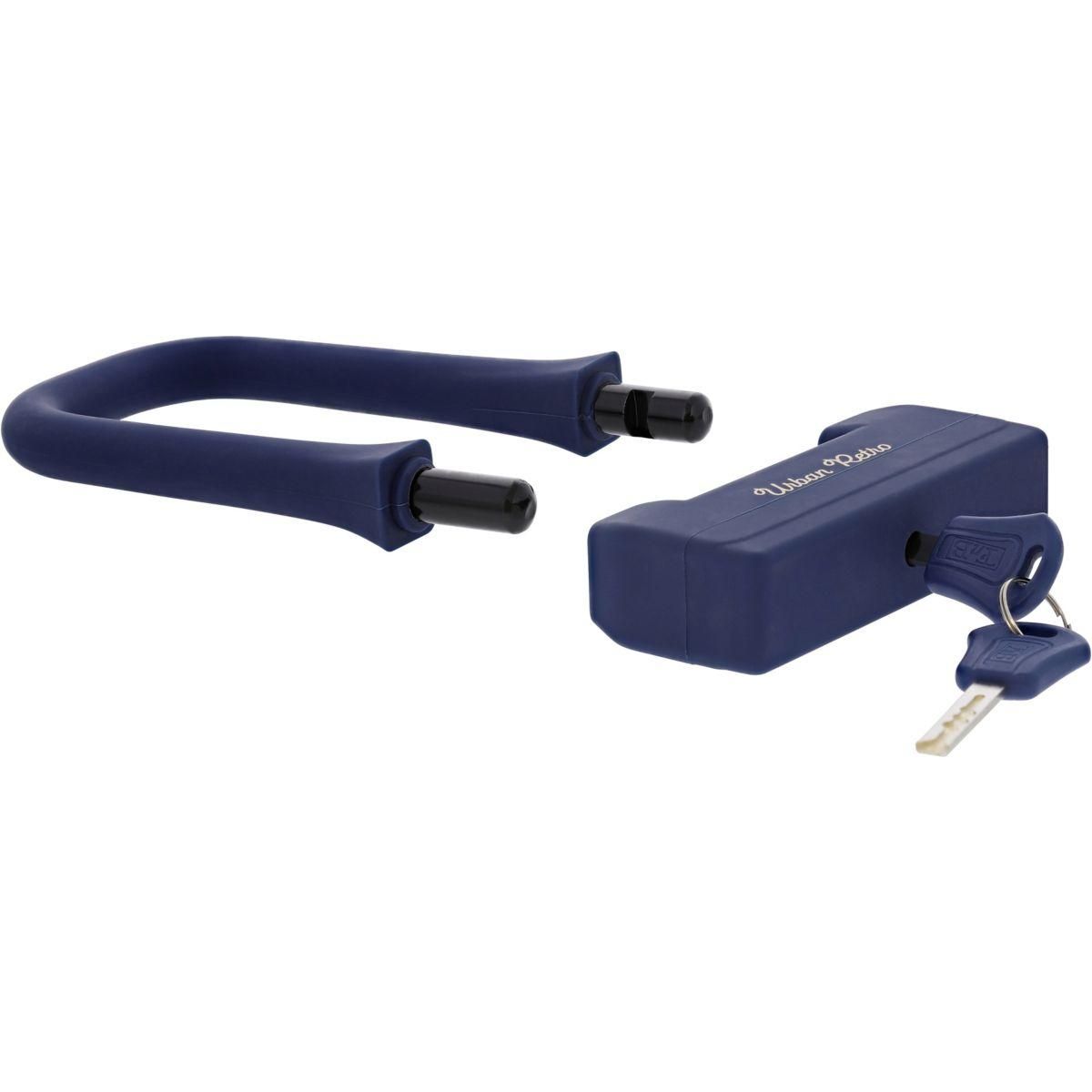 TNB Antivol à clef pour vélo et trottinette bleu