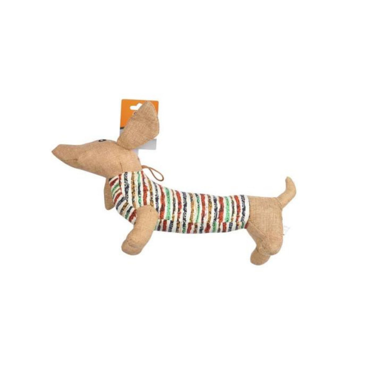 Paris Prix Jouet Peluche pour Chien  Teckel  37cm Naturel