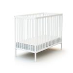 AT4 Lit bébé ESSENTIEL en bois. Coloris disponibles : Beige, Blanc