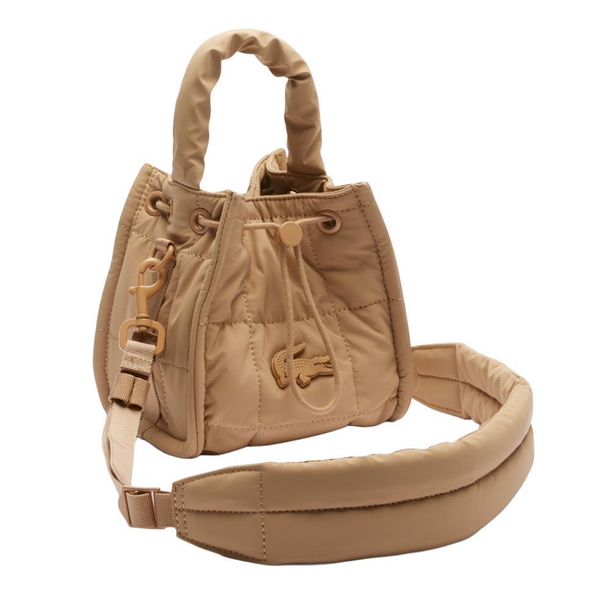 Voir la diapositive 5 : Lacoste Sac à main beige femme lacoste bucket