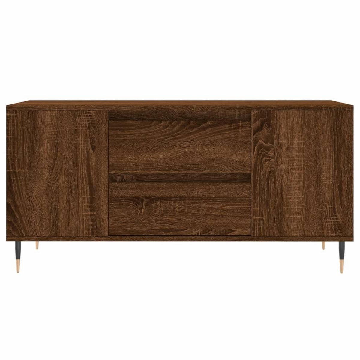 VIDAXL Table basse chene marron 102x44,5x50 cm bois d'ingenierie