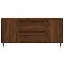 Voir la diapositive 5 : VIDAXL Table basse chene marron 102x44,5x50 cm bois d'ingenierie