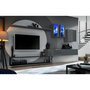 Voir la diapositive 2 : Paris Prix Ensemble Meuble TV Design  Switch I  330cm Gris & Noir