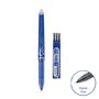 PILOT Lot 1 stylo roller effaçable pointe fine bleu FriXion Point + 3 recharges effaçables bleu FriXion Point