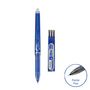 Voir la diapositive 2 : PILOT Lot 1 stylo roller effaçable pointe fine bleu FriXion Point + 3 recharges effaçables bleu FriXion Point