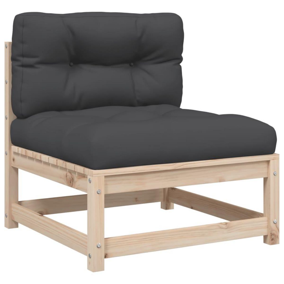 VIDAXL Salon de jardin 8 pcs avec coussins bois de pin massif