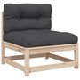 Voir la diapositive 4 : VIDAXL Salon de jardin 8 pcs avec coussins bois de pin massif
