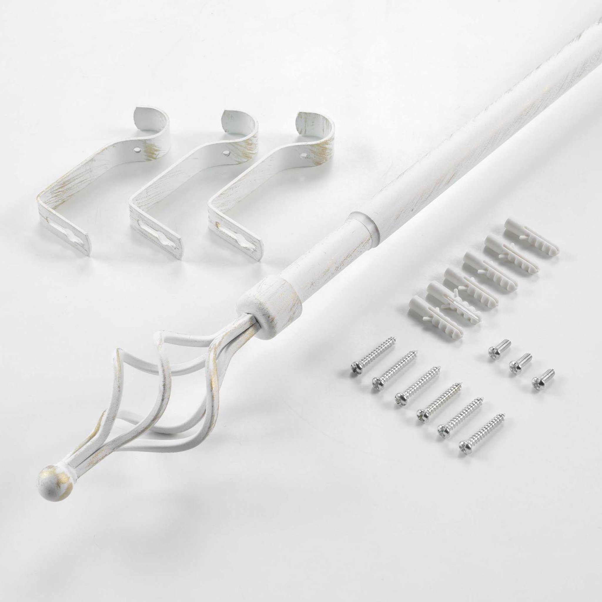 Voir la diapositive 3 : Douceur d'Intérieur Kit de tringle à rideaux extensible TWISTY