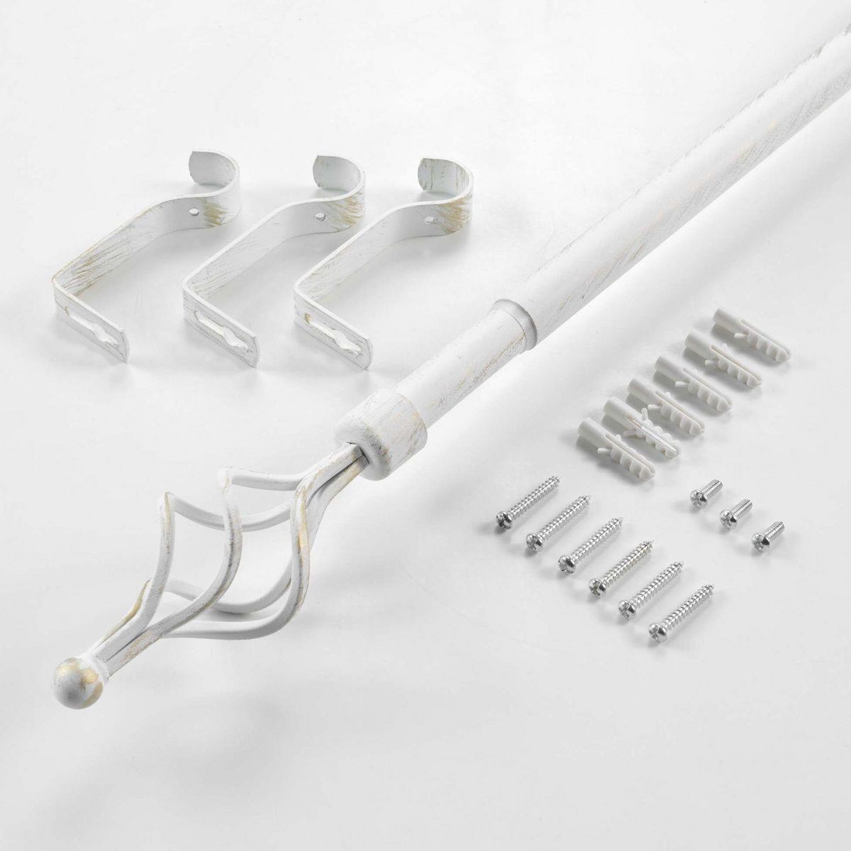 Douceur d'Intérieur Kit de tringle à rideaux extensible TWISTY