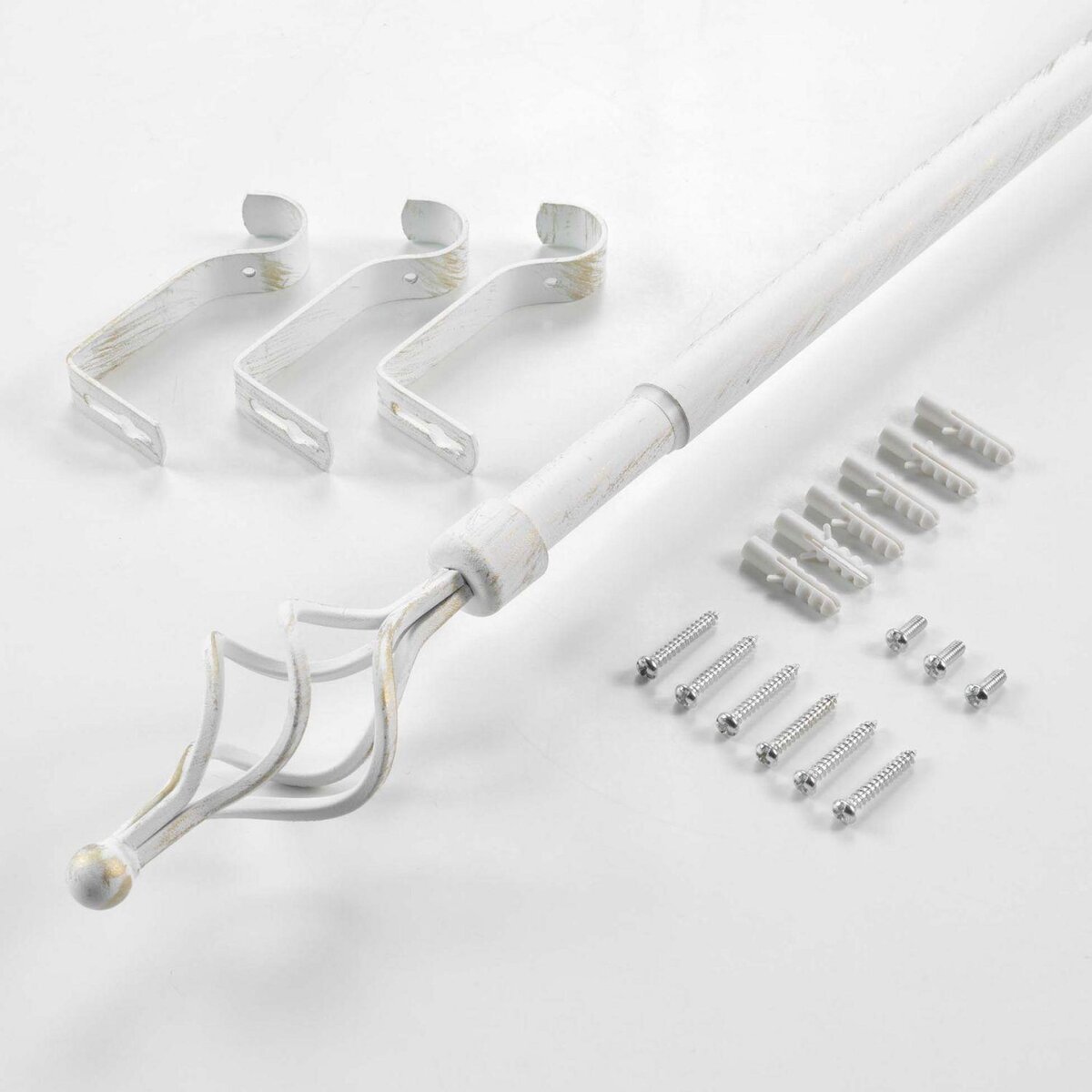Douceur d'Intérieur Kit de tringle à rideaux extensible TWISTY