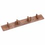 Voir la diapositive 2 : VIDAXL Embouts de terrasse 10 pcs Marron Plastique