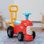 Voir la diapositive 2 : FALK Porteur tracteur Maurice rouge 1 à 3 ans - Falk