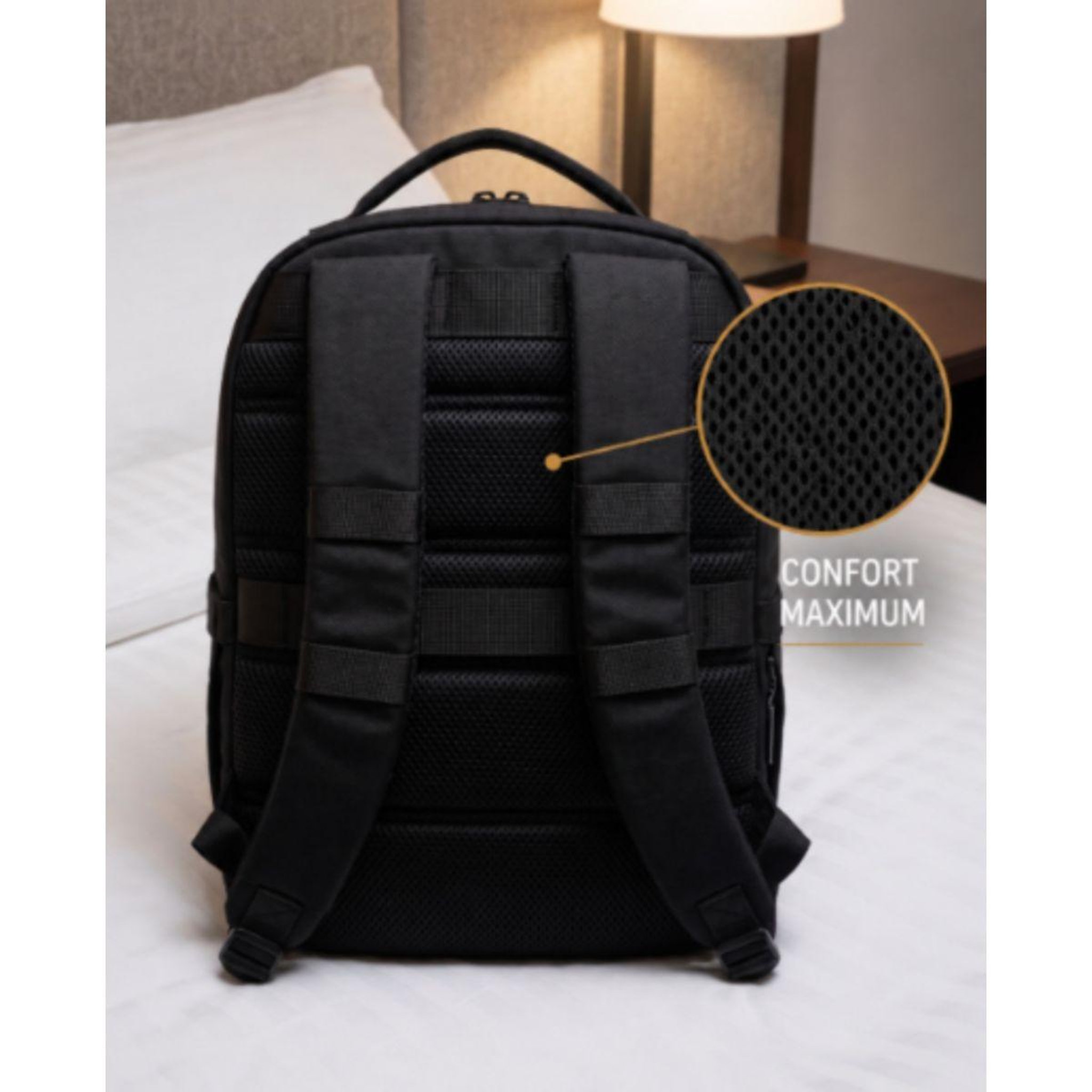 Voir la diapositive 5 : ESSENTIEL B Sac à dos 16  Confort quotidien Noir