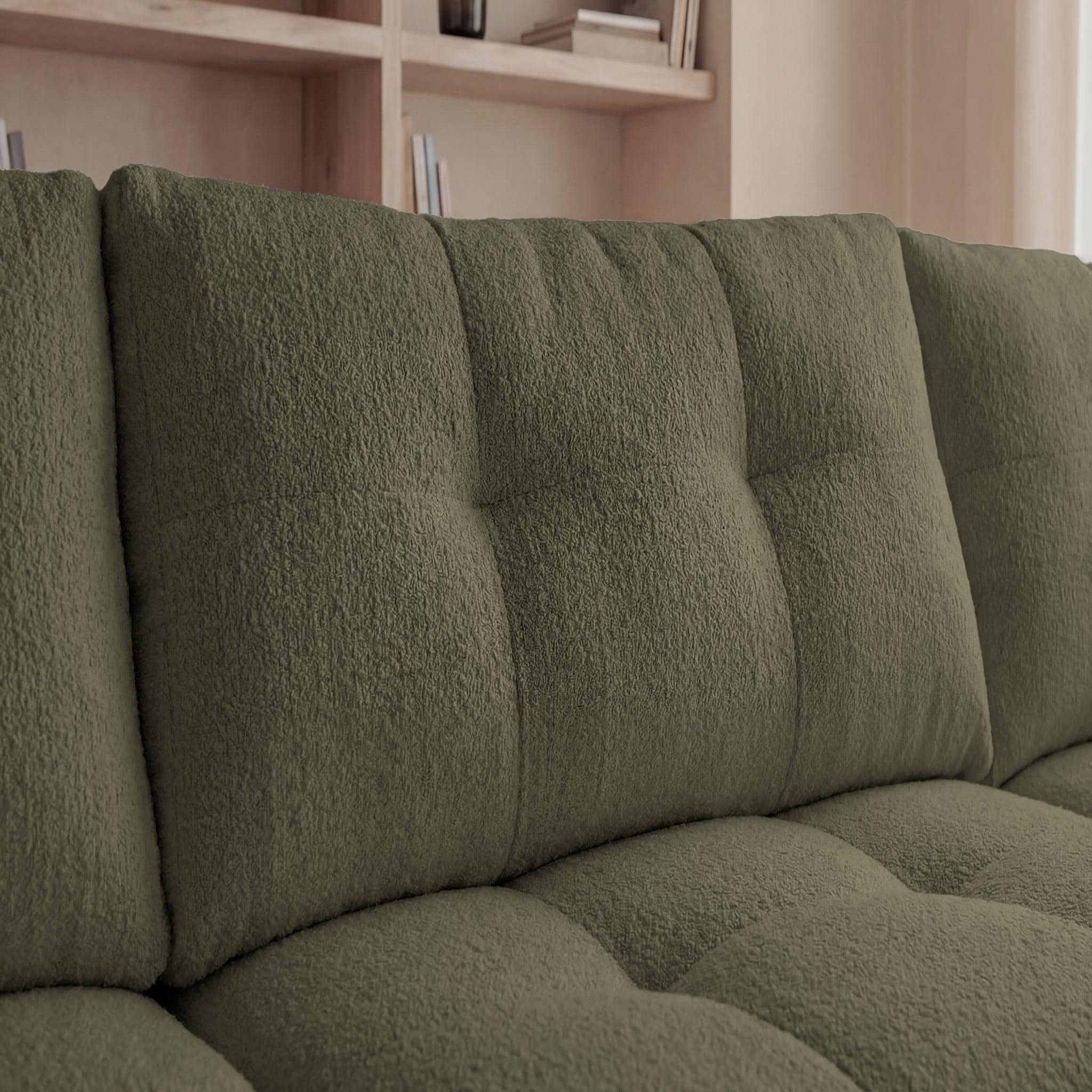 Voir la diapositive 5 : CASANOVA PARIS Constance - canapé panoramique tissu chenille