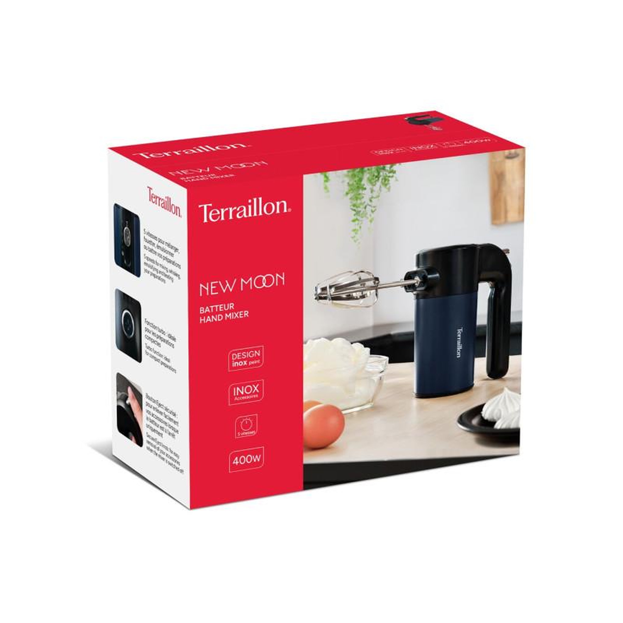 Voir la diapositive 6 : Terraillon Batteur électrique 400w - 15441