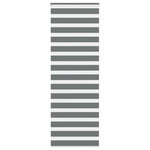 VIDAXL Store zebre gris fonce largeur du tissu 80,9 cm polyester