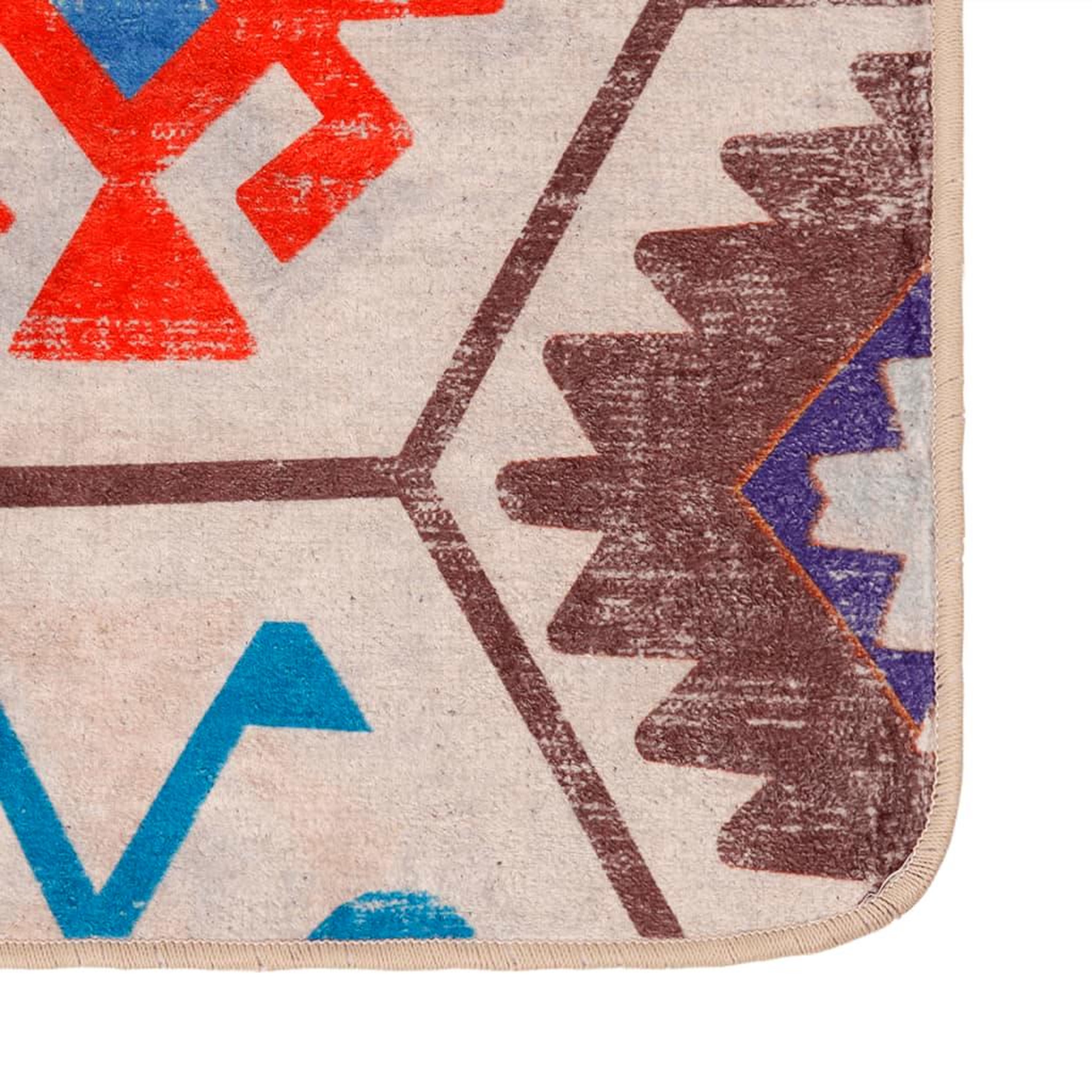 Voir la diapositive 3 : VIDAXL Tapis lavable multicolore 120x180 cm antiderapant