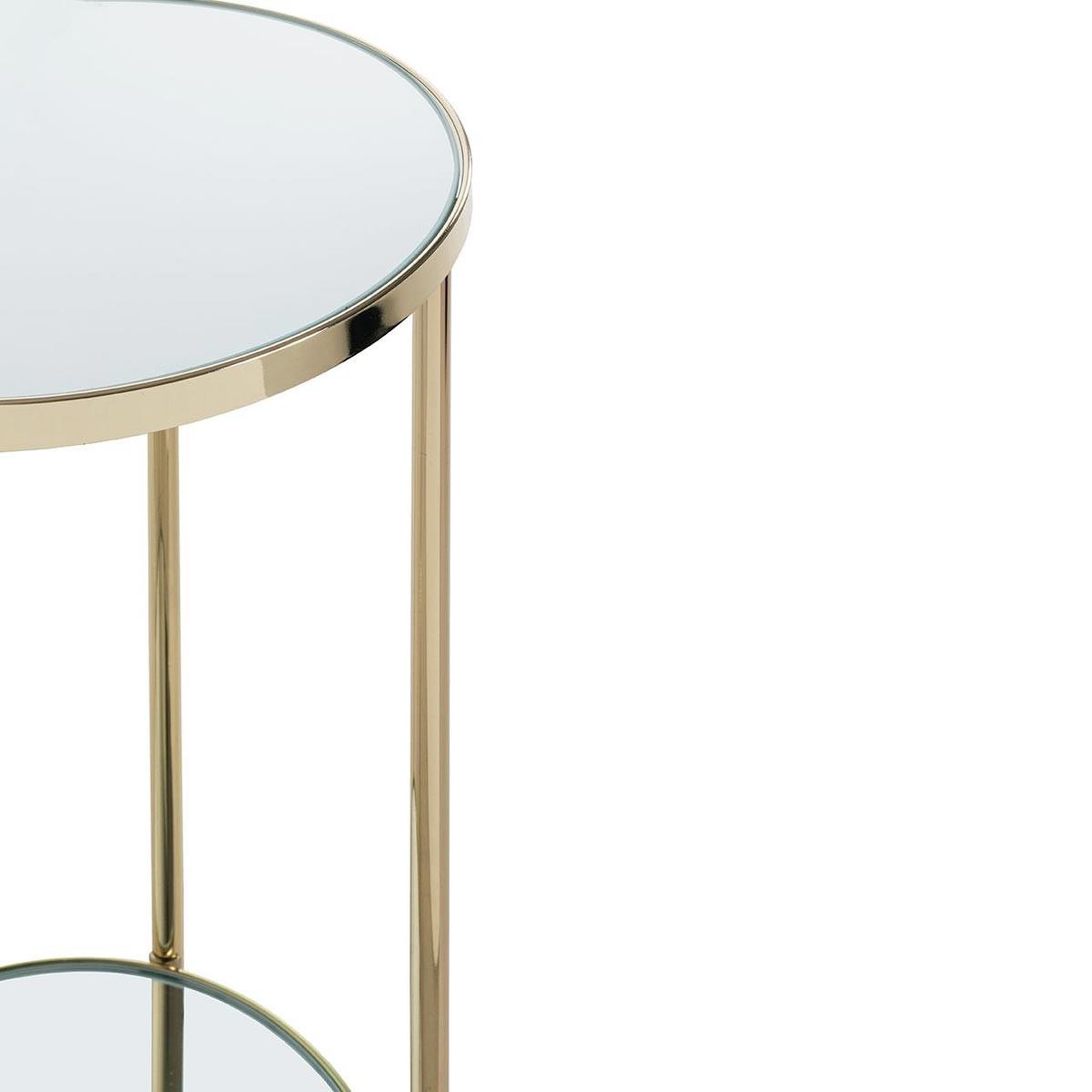 Voir la diapositive 3 : Paris Prix Sellette design ronde  palace  66cm or