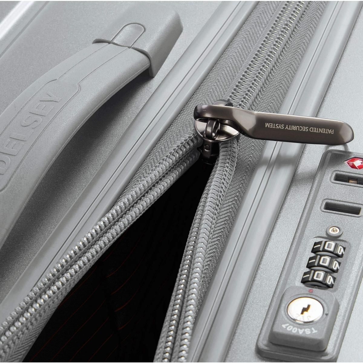 Delsey Valise cabine slim rigide Caumartin Plus Polycarbonate TSA 55 cm