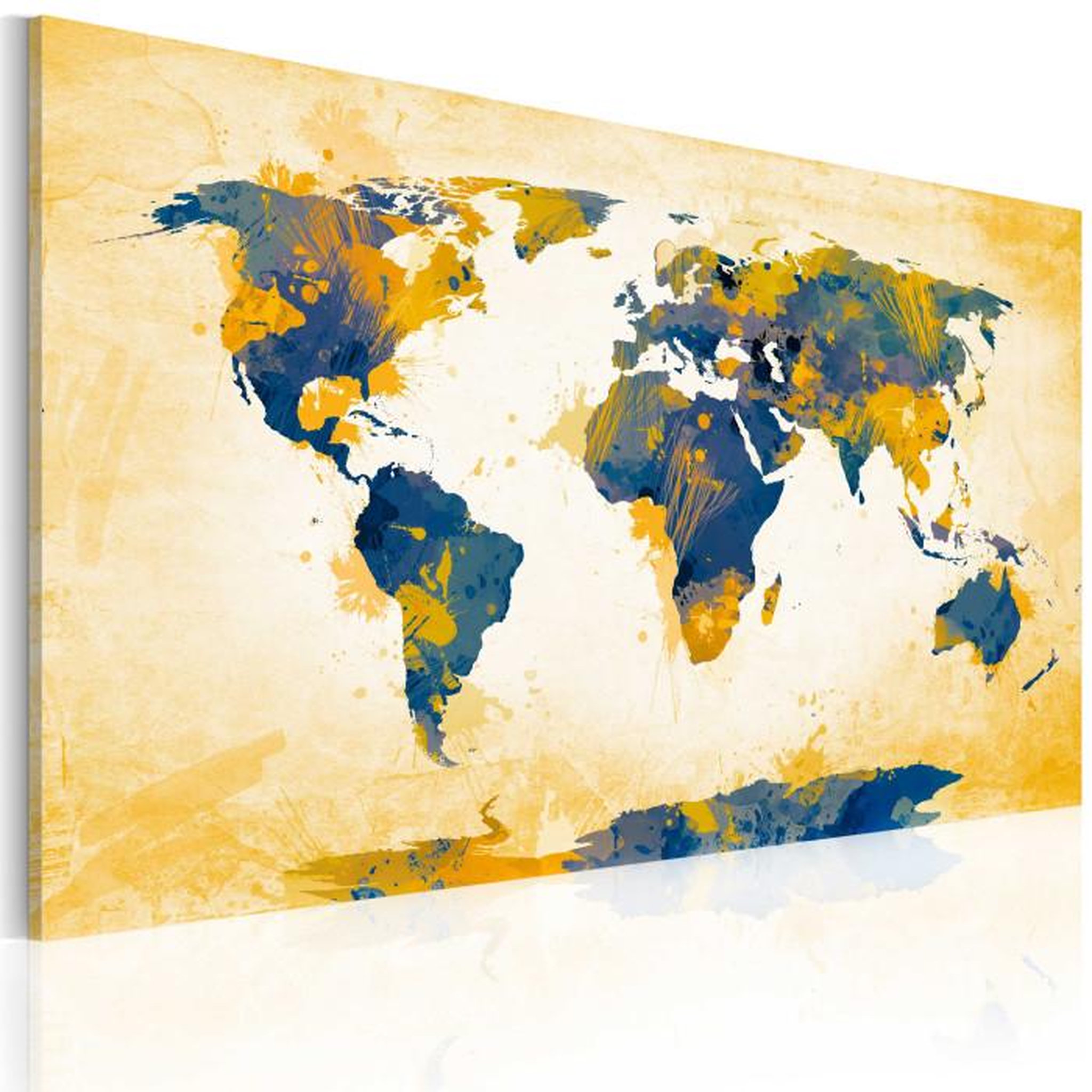 Paris Prix Tableau Imprimé  Four Corners of the World. Coloris disponibles : Multicolore