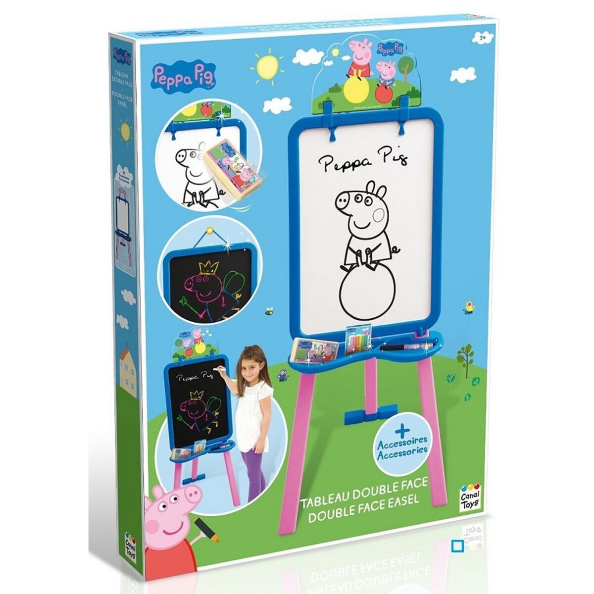 CANAL TOYS Peppa Pig - Tableau Double Face