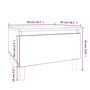 Voir la diapositive 6 : VIDAXL Tables d'appoint 2 pcs Blanc 50x46x35 cm Bois d'ingenierie