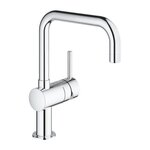 Grohe GROHE Mitigeur evier Minta 32488000 - Bec U - Bec tube pivotant 360? - Chrome