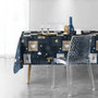 Voir la diapositive 2 : Paris Prix Nappe Imprimée  Augustin  150x240cm Bleu