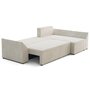 Voir la diapositive 2 : BEST MOBILIER Mike - canapé d'angle réversible - 4 places - convertible avec coffre - en velours côtelé