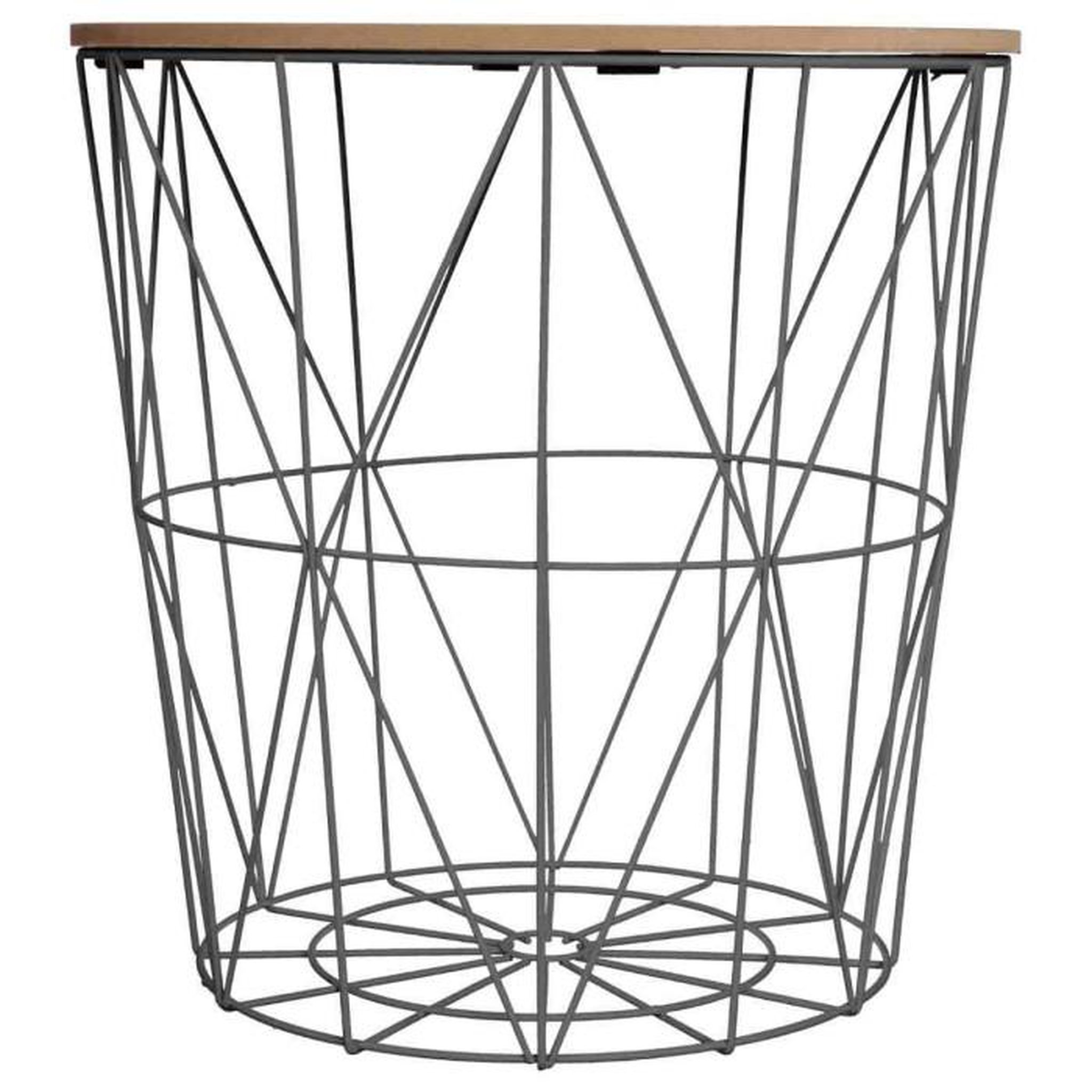 Voir la diapositive 2 : ATMOSPHERA Table d'Appoint Design  Kumi  41cm Noir
